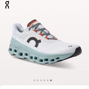 On Cloudmonster Running Shoe (Men's)
Color: Frost/Surf | Size: 12